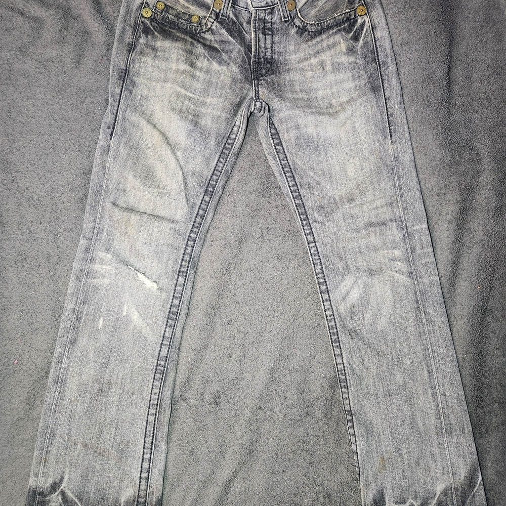 True Religion Gray Denim Jeans